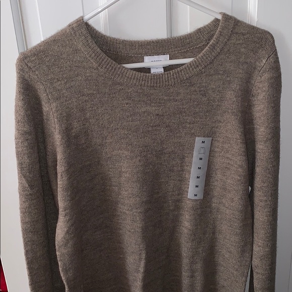 Old Navy Sweaters - brown/tan crewneck sweater